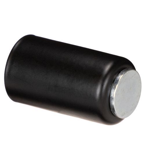 Suporte magnético redondo para velas, preto fosco, para velas cônicas de 25 mm, conjunto com 4 peças. | Floristik24.pt