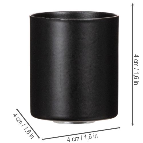 Castiçal magnético, acabamento fosco, 4 cm, conjunto com 4 peças | Floristik24.pt