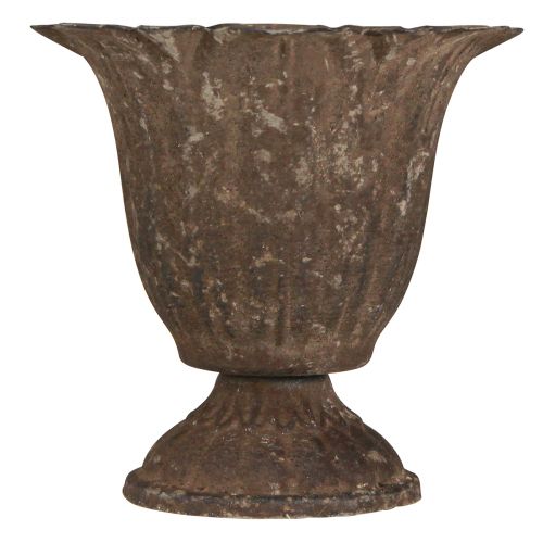 Itens Castiçal troféu antigo castiçal em metal Ø10cm Alt.9,5cm