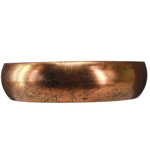 Itens Tigela porta-velas para 4 velas estilo antigo bronze Ø22cm