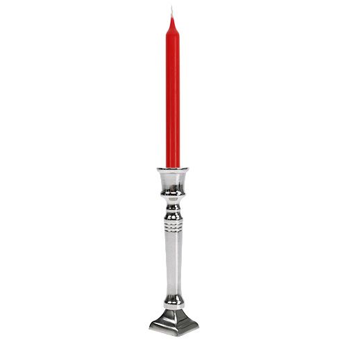Floristik24 Castiçal prata Ø2cm Alt.12cm 1p