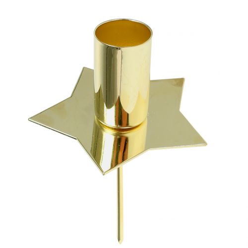 Itens Castiçal estrela de ouro Ø2.2cm 4pcs