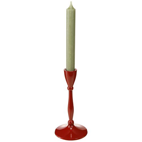 Itens Porta-velas para velas cônicas Porta-velas cônico Vermelho H17cm