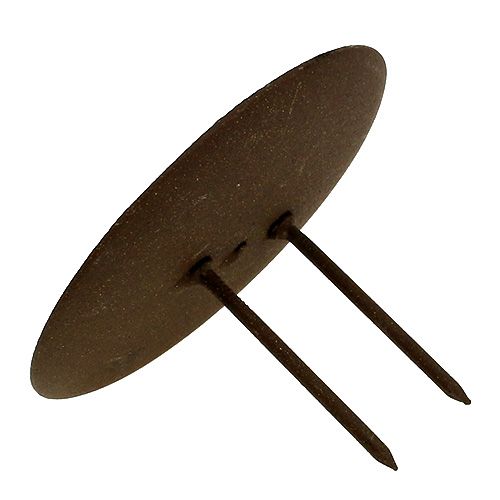 Itens Castiçal em castanho Ø9cm 4 un.