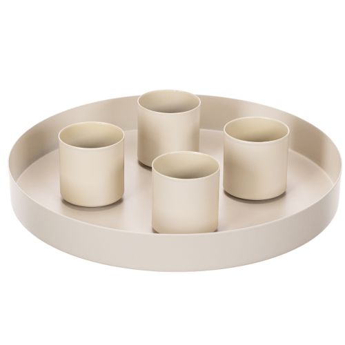 Castiçais magnéticos para velas cônicas grossas (4 cm), 4 peças | Floristik24.pt