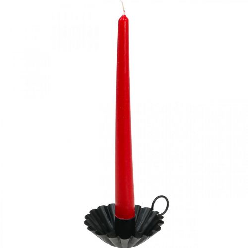 Itens Castiçal preto Castiçal decoração de mesa de metal Ø9.5cm A3cm