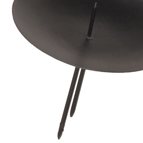 Itens Castiçal plug-in preto para velas de coluna estreita Ø6,5cm 4 peças