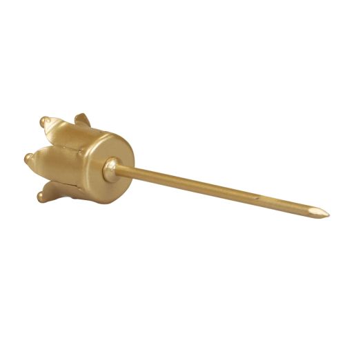 Floristik24 Castiçal coroa do advento castiçal coroa dourada Ø2,5cm 4 unidades