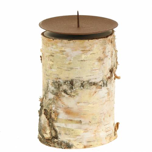 Floristik24 Castiçal Bétula Ø8cm Alt.14cm