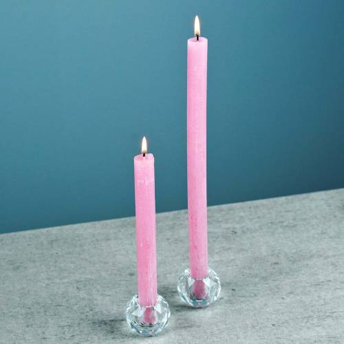 Floristik24 Castiçal com diamante transparente Ø5cm decoração de mesa