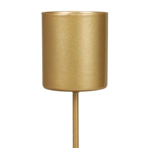 Itens Castiçal espinho castiçal em bastão dourado 3,5 × 4 cm 4 unidades