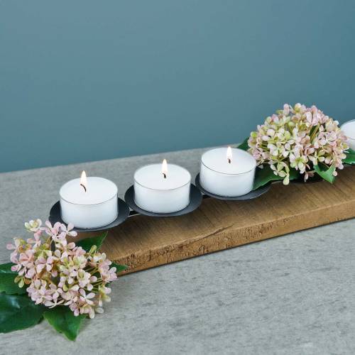 Floristik24 Castiçal madeira teca natureza 60cm