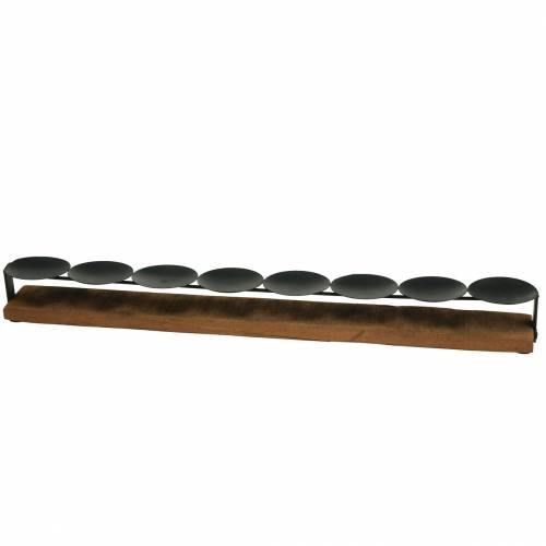 Floristik24 Castiçal madeira teca natureza 60cm