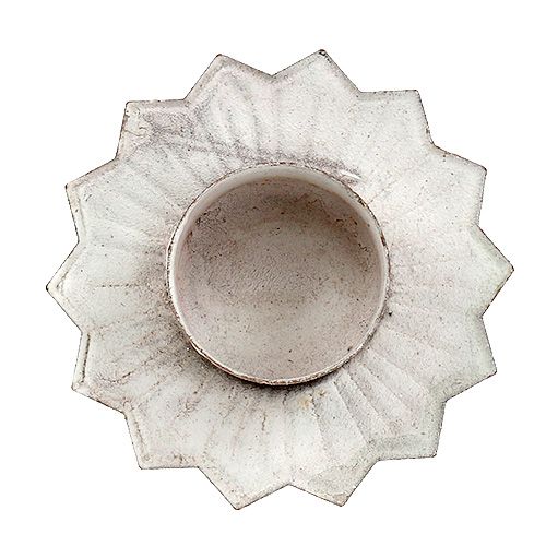 Itens Porta-velas para tealight Porta-velas Creme Ø9cm 4 unidades