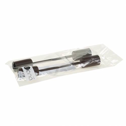 Itens Castiçal para velas marrom Ø2,3cm Alt.14cm 4 unid.