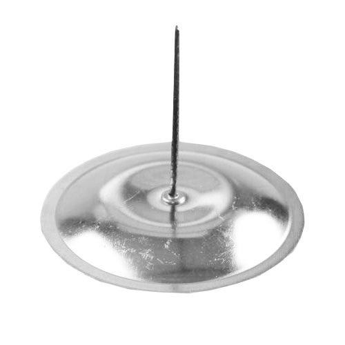 Itens Castiçal com espinho prata Ø8cm 16 un