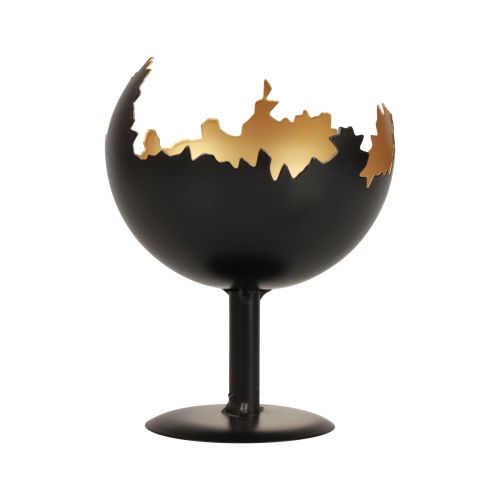 Floristik24 Decoração de mesa castiçal de Natal em metal 15,5cm Ø12cm