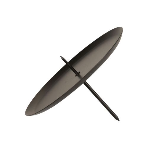 Itens Castiçal para tampar Advent metal preto Ø10cm 4 un