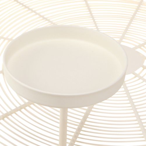 Floristik24 Castiçal porta-velas 4 velas pilar creme Ø45cm