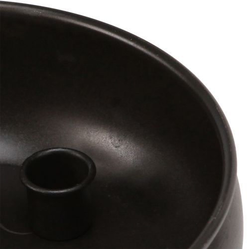 Itens Tigela de vela castiçal preto com ímãs Ø20cm
