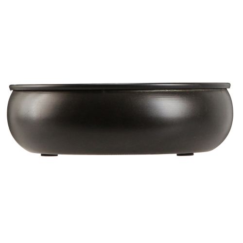 Itens Tigela de vela castiçal preto com ímãs Ø20cm