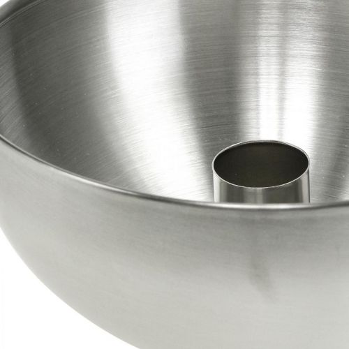 Itens Castiçal castiçal prata metal Ø15 Alt 7,5cm