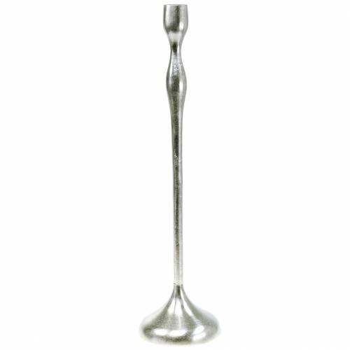 Floristik24 Castiçal prata antigo Alt.61cm