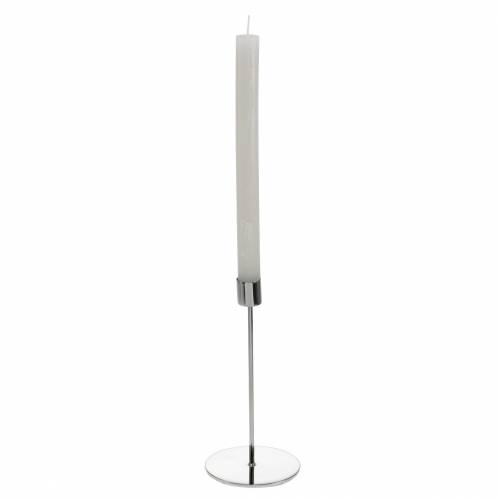 Floristik24 Castiçal Ø5cm Alt.11cm prata 4 unidades