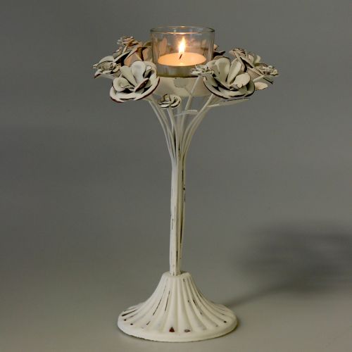 Floristik24 Lanterna de castiçal vintage 25cm