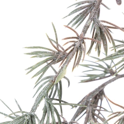 Ramo de pinheiro artificial com pinhas, ramo de pinheiro decorativo, artificial, 80 cm, 3 peças | Floristik24.pt