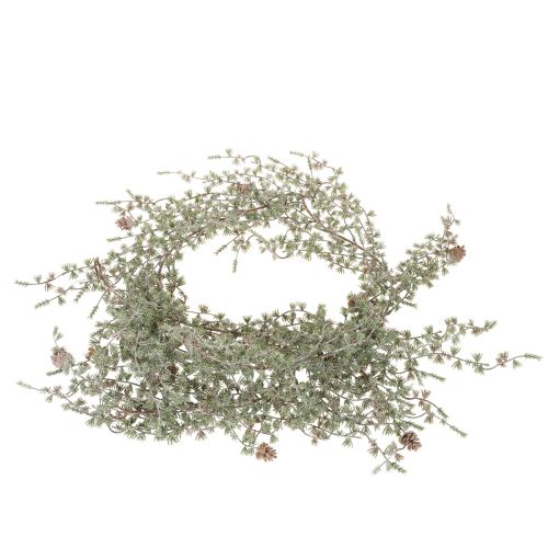 Guirlanda artificial com pinhas e ramos de pinheiro para decoração, 185 cm | Floristik24.pt