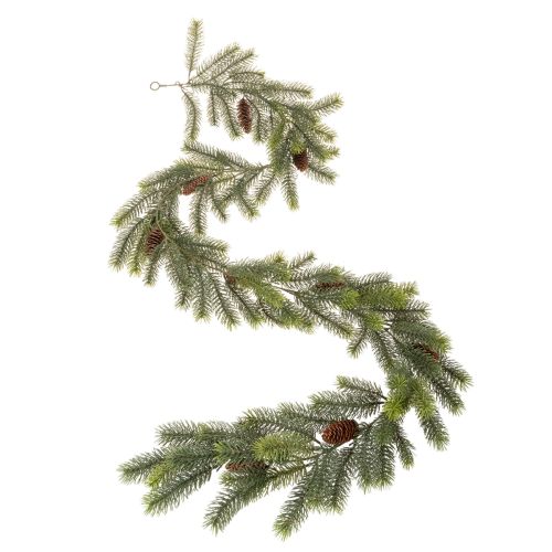 Ramo de pinheiro decorativo, guirlanda artificial para arranjos de inverno, 190 cm | Floristik24.pt