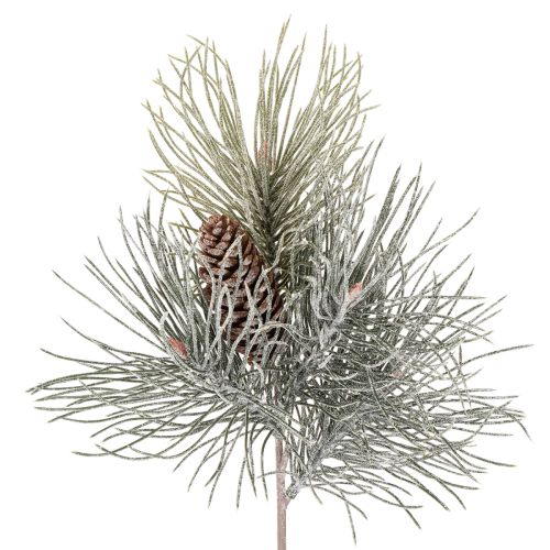 Ramo de pinheiro artificial com pinhas, estilo invernal, 40 cm comprar | Floristik24.pt