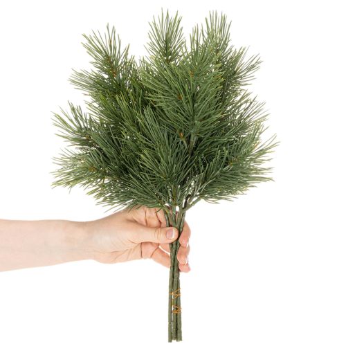 Ramo de pinheiro artificial para decoração de inverno, 40 cm, 4 peças | Floristik24.pt