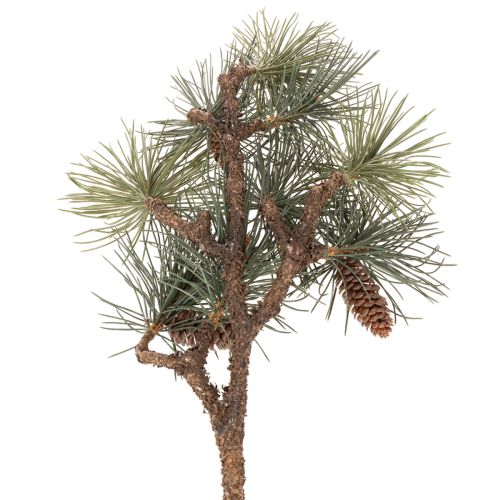 Ramo de pinheiro artificial com pinhas, decoração para sala de estar, 93 cm | Floristik24.pt