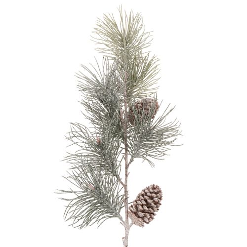 Ramo de pinheiro artificial com pinhas e agulhas longas, 105 cm comprar | Floristik24.pt