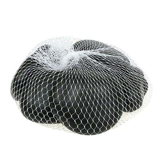 Floristik24 Seixos pretos 4cm - 7cm 1kg