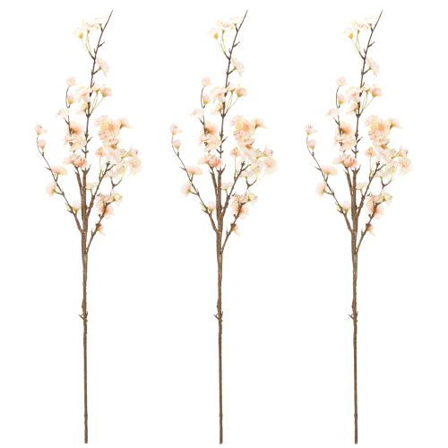 Itens Ramo decorativo florido com delicadas flores de cerejeira, 83 cm, 3 peças
