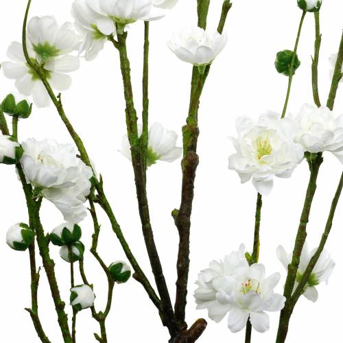 Itens Ramo de flor de cerejeira ramo decorativo branco artificial flor de cerejeira decoração de primavera