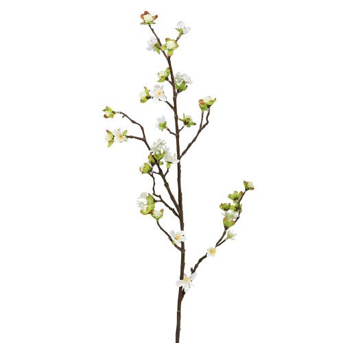 Itens Ramo de flor de cerejeira branco 95cm