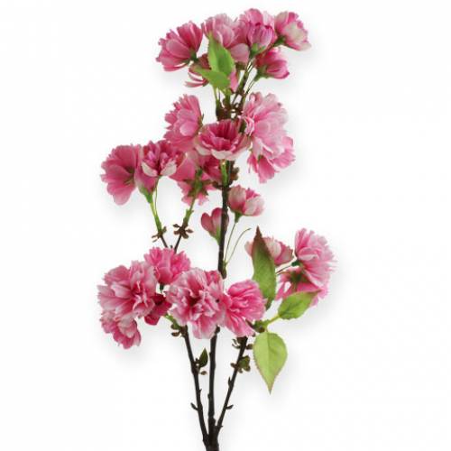 Ramo de flor de cerejeira em rosa 77cm
