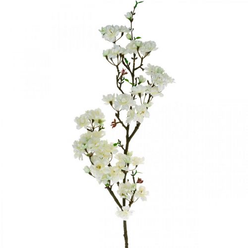 Itens Ramo de cereja branco artificial decoração de primavera ramo decorativo 110cm