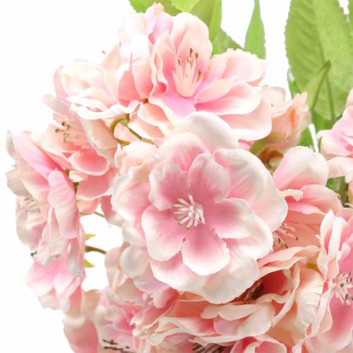 Floristik24 Ramo de flor de cerejeira rosa 44cm 3pcs