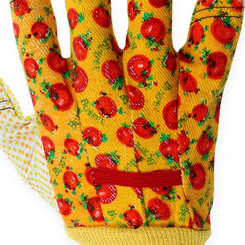 Floristik24 Luvas de jardinagem Kixx motivo de frutas tamanho 8
