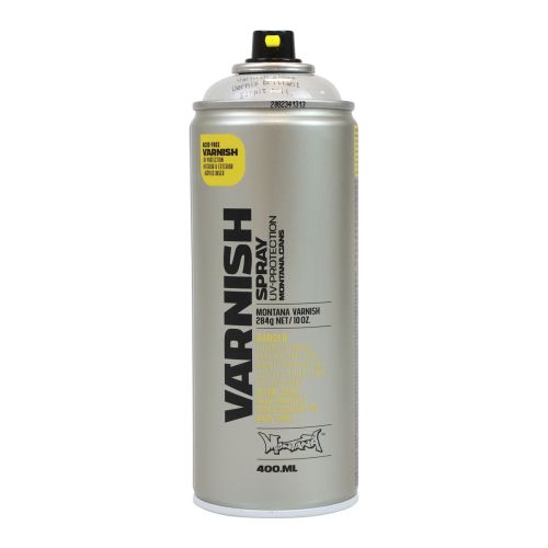 Verniz transparente em spray verniz spray proteção UV verniz transparente brilhante Montana 400ml