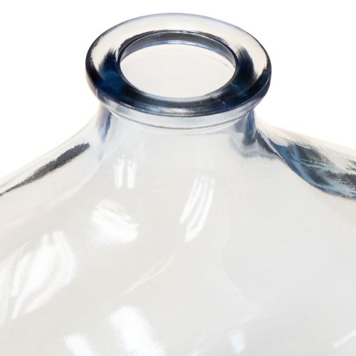 Itens Vaso de vidro pequeno transparente moderno mini vaso de vidro 11×6×10cm 3 peças