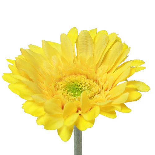 Floristik24 Flores artificiais Gérbera amarela 45cm