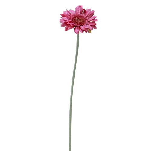 Itens Flores artificiais Gérbera Rosa 45cm