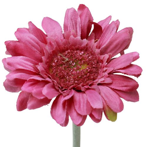 Itens Flores artificiais Gérbera Rosa 45cm