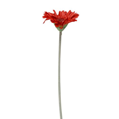 Itens Flores artificiais Gérbera Vermelha 45cm